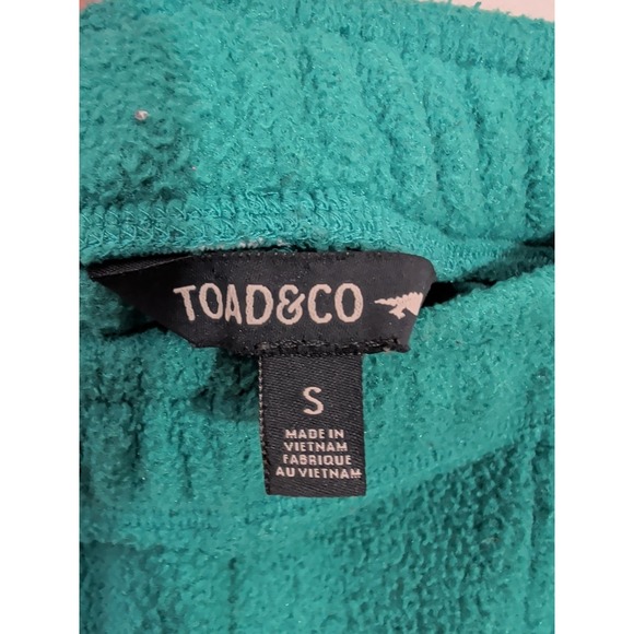 Toad & Co Campo Fleece Jogger Pants Womens S Green Outdoor Gorpcore Camping - Picture 6 of 10